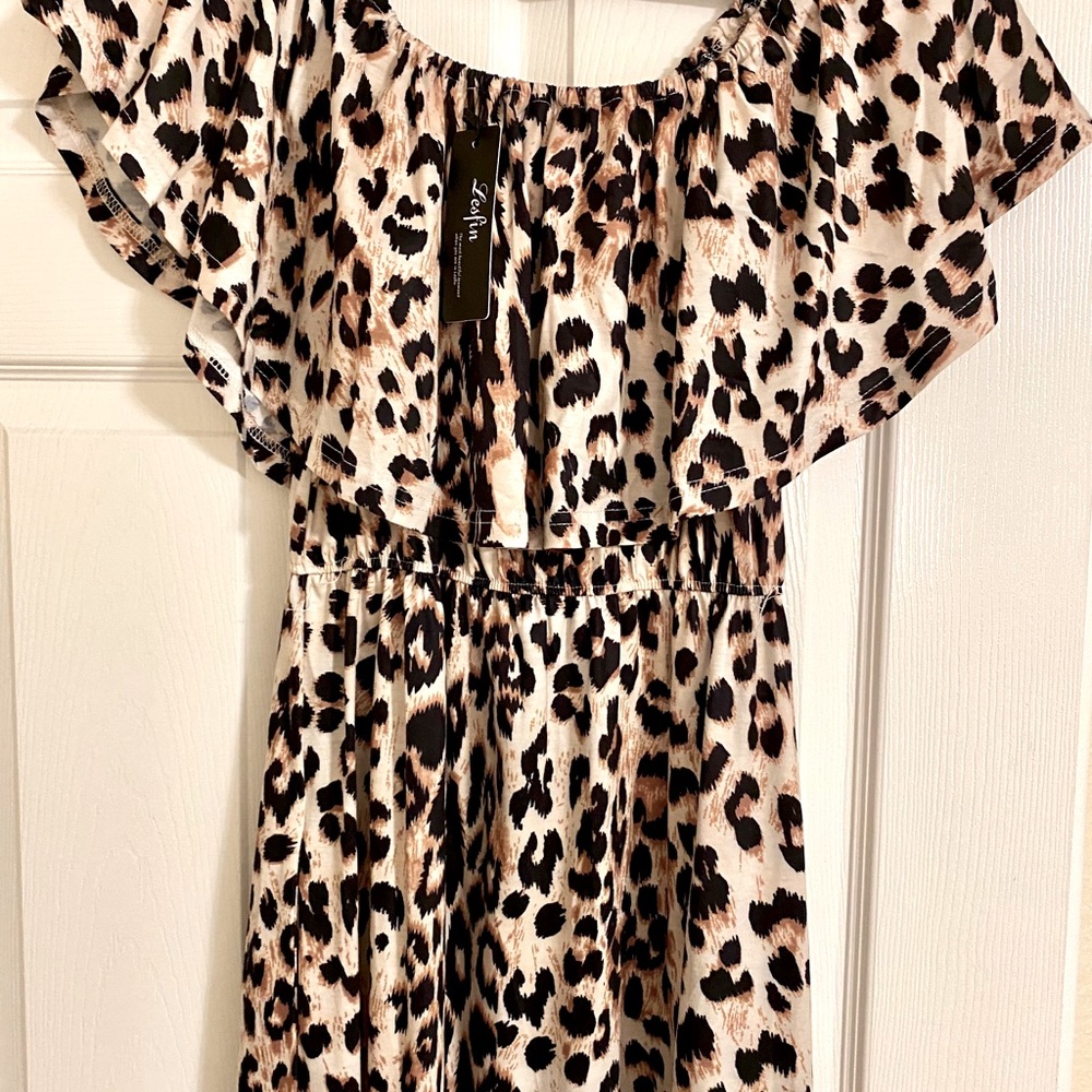 Leopard print Maxi dress